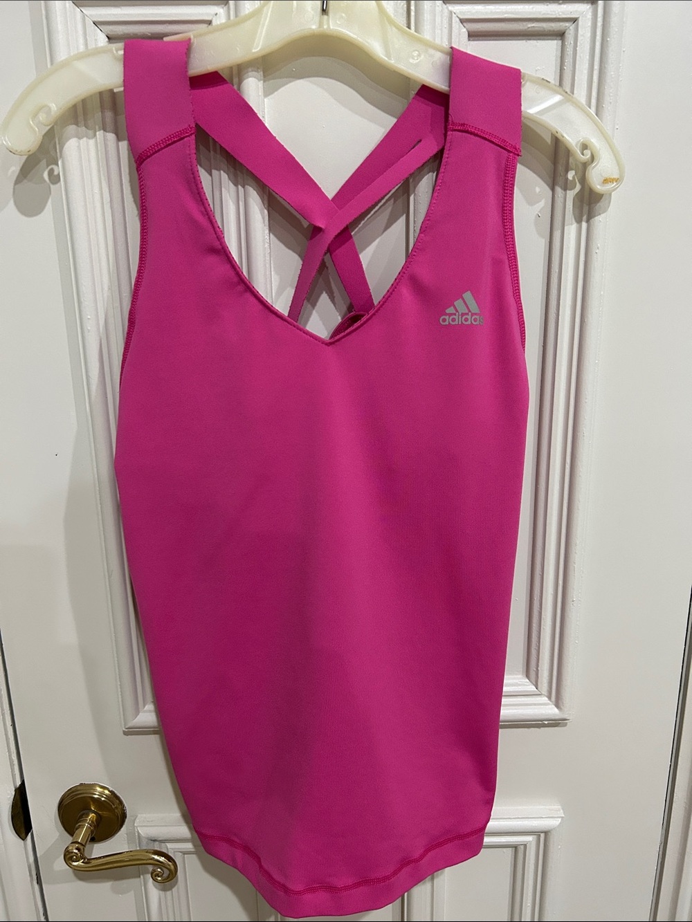 Adidas Clima 365 Hot Pink Crossback Sports Tank